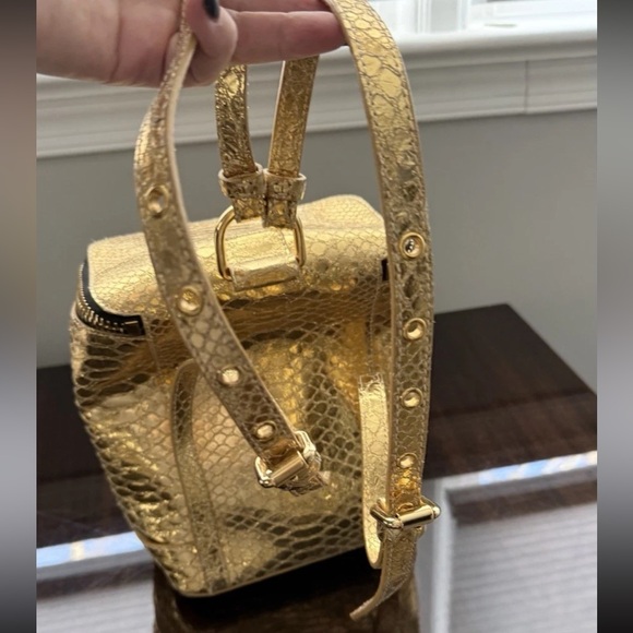 Gold Giuseppe Zanotti Textured Women\'s Bag main image 5